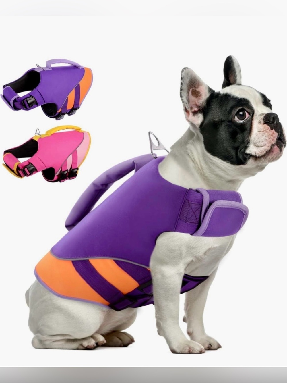 Queenmore Dog Life Jacket,Dog Life Vest for Swimming Boating, Life Jackets for S